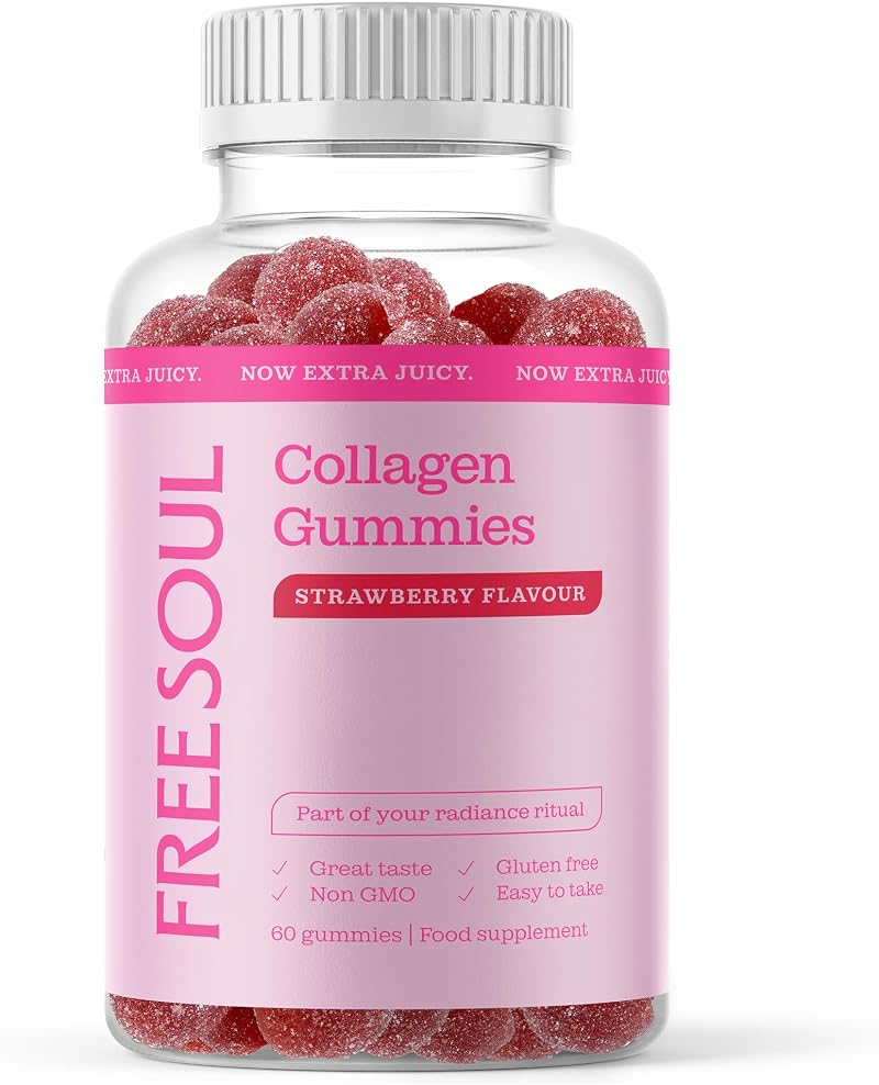 Free Soul Collagen Gummies High Strength Marine Type I 60 Gummies