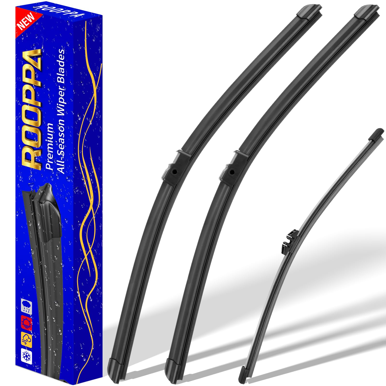 Photo 1 of 3 wipers Replacement for 2011-2017 BMW X3, Windshield Wiper Blades Original Equipment Replacement - 26"/20"/13" (Set of 3)