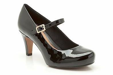 clarks chorus jazz black patent