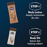 Vaseline Intensive Care Cocoa Radiant Body Oil 200ml Dry Skin Moisture Cocoa view 6