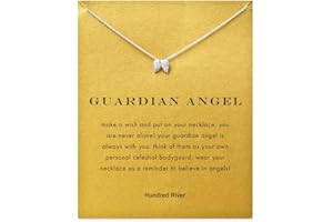 Baydurcan Friendship Anchor Compass Necklace Good Luck Elephant Pendant Chain Necklace with Message Card Gift Card