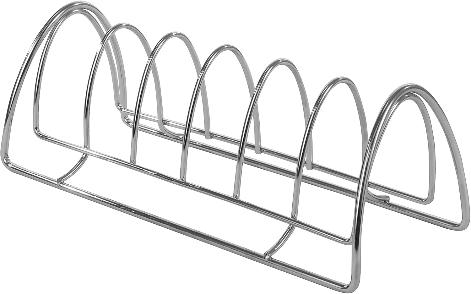 Spectrum Diversified St. Louis Kitchen Lid Holder Organizer for Plates, Cutting Boards Bakeware, Cooling Racks, Pots & Pans, Serving Trays, and Reusable Containers, Chrome