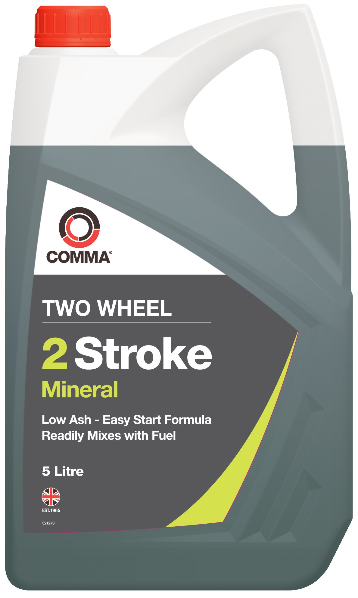 Comma TST5L Two Wheel 2 Stroke Mineral Motor Oil, 5 Liter, white