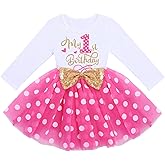Baby Girls Clothes Long Sleeve Multilayer Tulle Tutu Dress Party My 1st 2nd 3rd Birthday Sequin Princess Tutu Cake Smash Gown