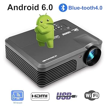 WXGA LED HD Proyector Inalámbrico Bluetooth HDMI Smart LCD ...