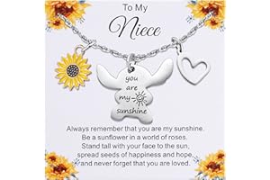 Ralukiia Ohana Means Family Necklace Stitch Keychain Jewellery Gifts for Boys Girls