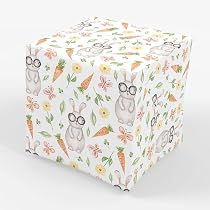 Amazon.com: Stesha Party Bunny Rabbit Gift Wrapping Paper - Folded ...