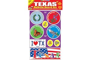 Gallopade Publishing Group Texas Bulletin Board Set (9780635011053) 17 x 11 inch