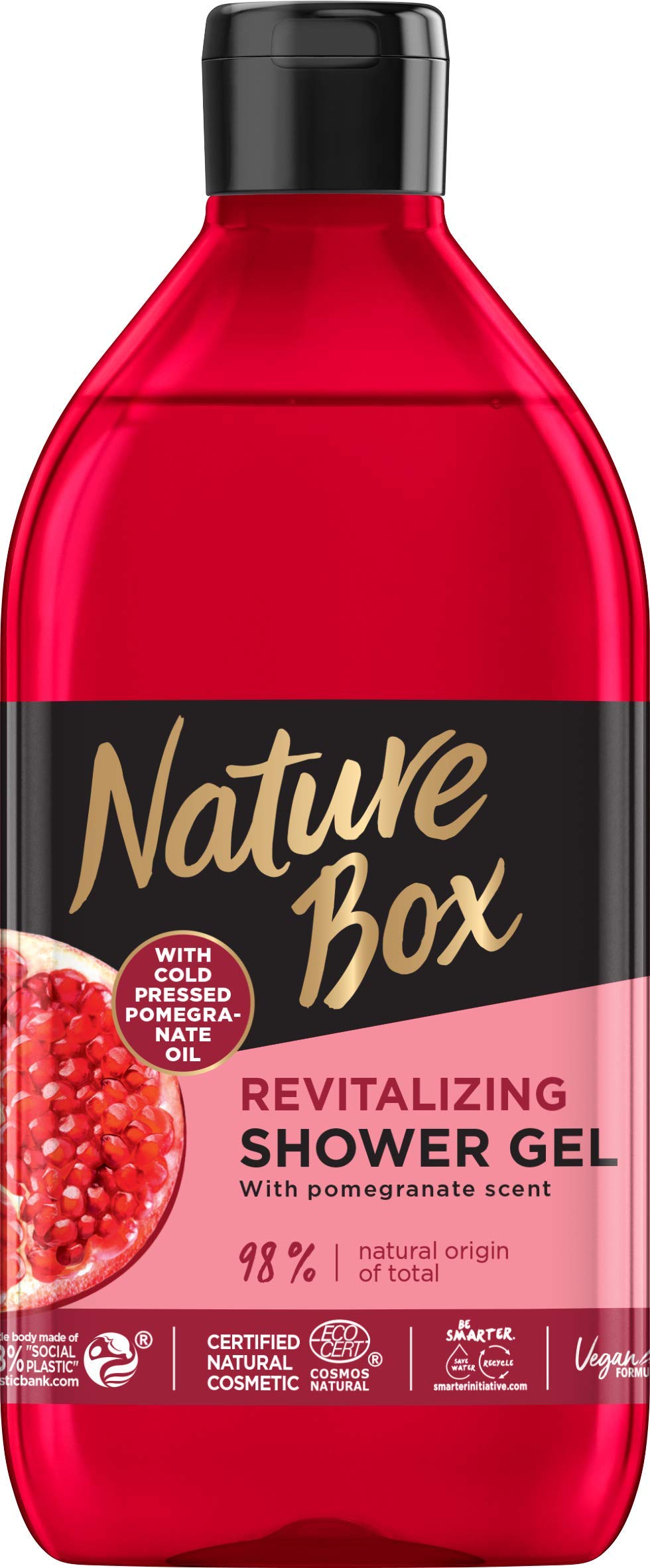 Nature Box, Revitalizing Shower Gel Piggy 385 ml