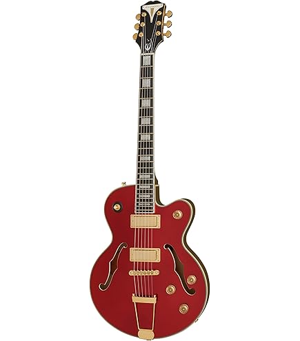 Amazon.com: Epiphone Riviera Semi Hollowbody Archtop, Royal Tan