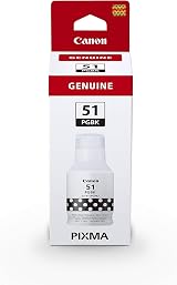 Canon GI-51 PG Black Ink Bottle 135 ml 4529C001 for Pixma G1520 G2520 G2560