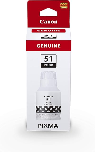 Canon GI-51 PG Black Ink Bottle 135 ml 4529C001 for Pixma G1520 G2520 G2560