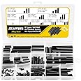 274Pcs Roll Pins Assortment, 65Mn Steel Black Roll Pins - 1/4, 5/16, 11/80, 5/32, 1/5, 1/16, 2/25, 1/10, 1/8 for Home Automot