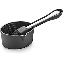 sauce pot and basting brush set
