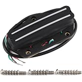 FLEOR Alnico 5 TL Pickup Hot Dual Rail Humbucker Bridge Pickup 9-10K