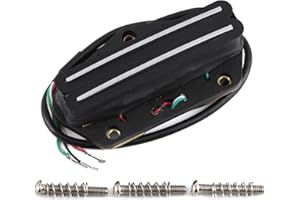 FLEOR Alnico 5 TL Pickup Hot Dual Rail Humbucker Bridge Pickup 12-13K