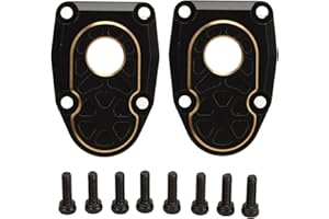 Brass Portal Covers Black Stability Steering Knuckle Cap Durable Axle Outer Cover for Axial Capra SCX10 III AR45P 1/10 RC Car