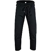 TRUESAGAUSA Regular Brazilian Jiu Jitsu Bottoms BJJ Pants 100% Cotton Light Weight Kids Adults Unisex