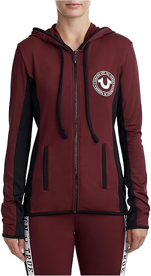 true religion burgundy hoodie