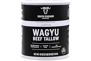 SCP SOUTH CHICAGO PACKING South Chicago Packing Wagyu Beef Tallow, 42 Ounces, Paleo-friendly, Keto-friendly, 100% Pure Wagyu
