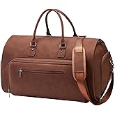 Travel Garment Bag for Men Women Convertible Carry on Garment Duffel Bag 3 in 1 Hanging Suitacase Travel Bag