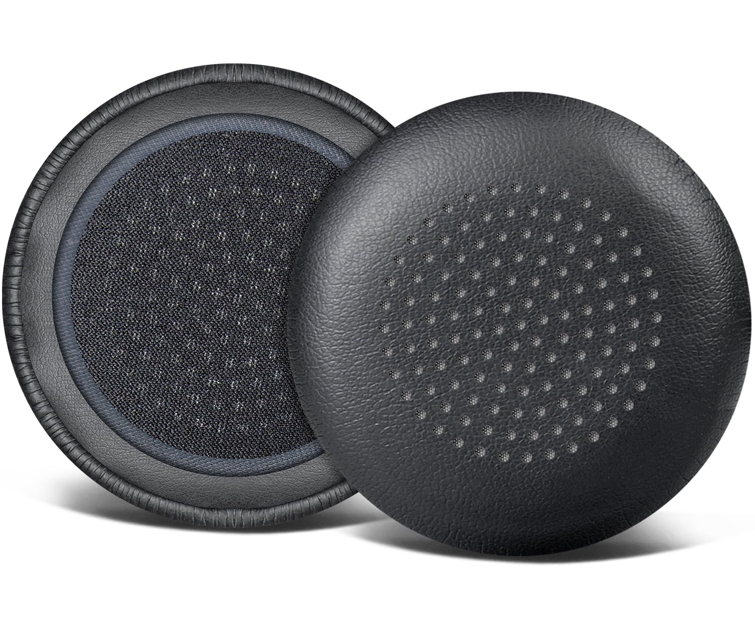 SOULWIT Replacement Earpads Cover for Plantronics BlackWire C510/C520/C710/C720/C725 Headset, Cushions Ear Pads Cover for Poly BlackWire 510/520/710/720/725 - Black