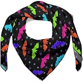 LITPUZC 27 Inch Square Scarf for Hair Wrapping, Slik Like Satin Scarf Bandana Head Scarves Fashion Accessory