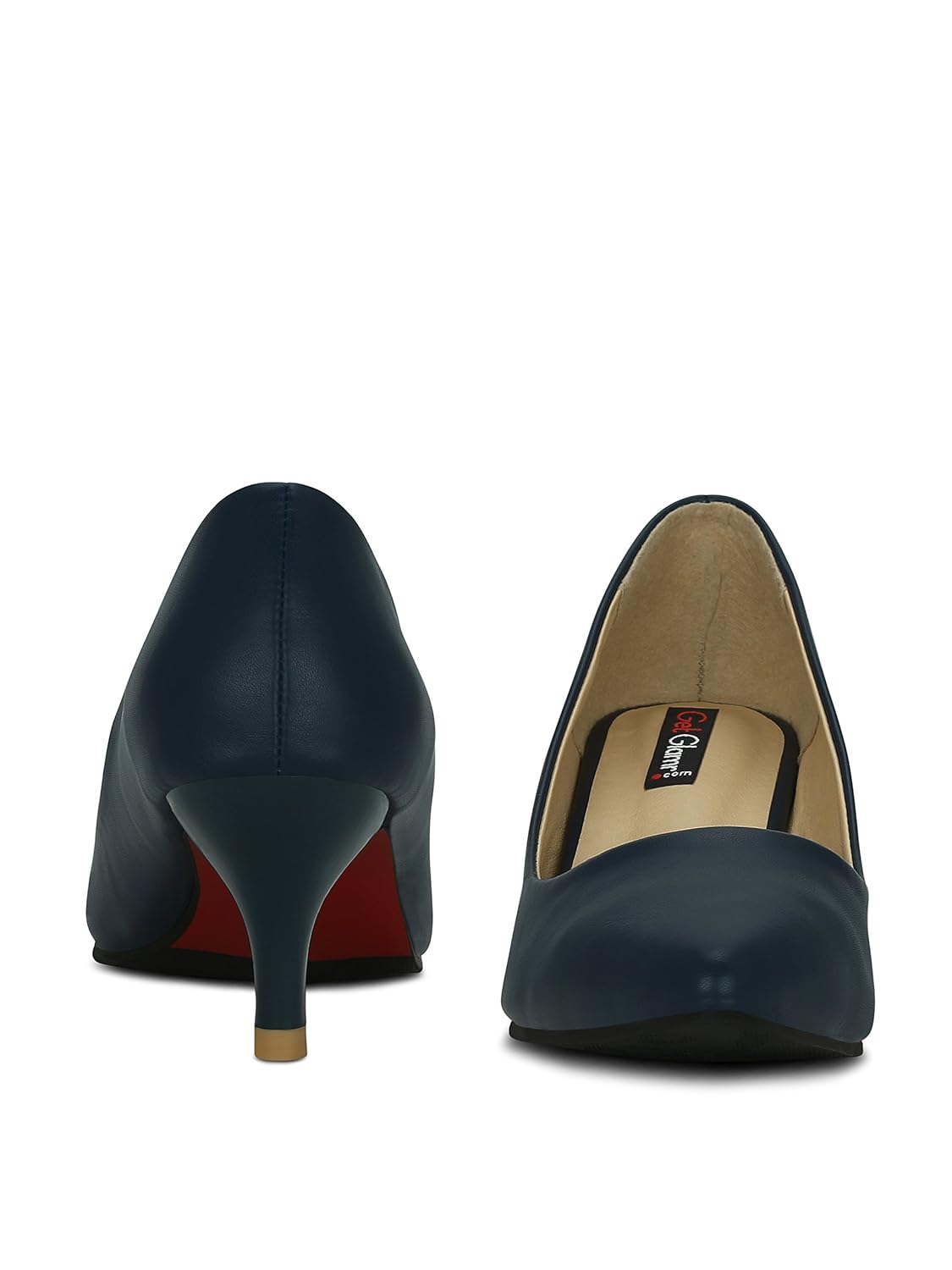 get glamr women's blue pumps