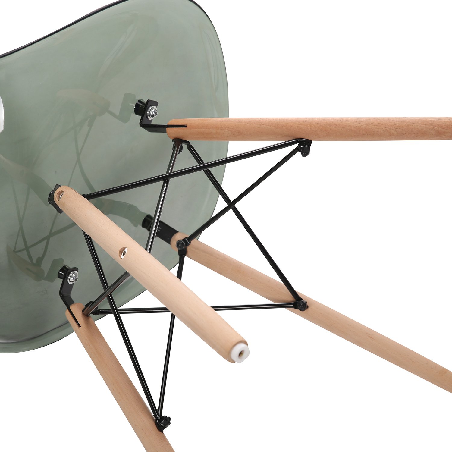 4er Set Stuhl Acryl Küchenstühle Wohnzimmerstuhl Transparent