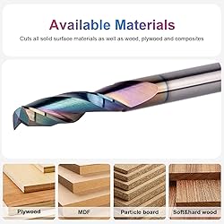 SpeTool 1/4 Shank Up Cut Spiral Router Bit 1/4 inch
