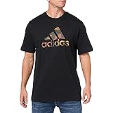 Adidas Men's Camouflage Badge of Sport Graphic T-Shirt, Black, Small