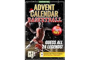 Basketball Advent Calendar: Guess The 24 Legends. Each Day an Epic Story. Scan the QR, Guess the Champion, and Collect Unique Digital Cards. Includes ... Access. Perfect Gift for Adults and Teens