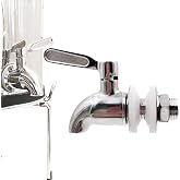 ShuRex Stainless Steel Spigot for Berkey Big, Travel Water Filter System | Replacement 304 Stainless Steel Spigot for Royal Gravity-fed Water Filter System, and other Gravity Filter Tank, Plastic-Free