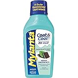 Mylanta Antacid and Gas Relief, Coat & Cool Formula, Chocolate Mint Flavor, 12 Fluid Ounces
