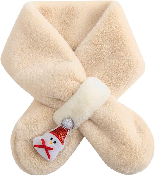 BBYH Winter Christmas Warm Scarf Kids Adjustable Scarf Funny Scarf for