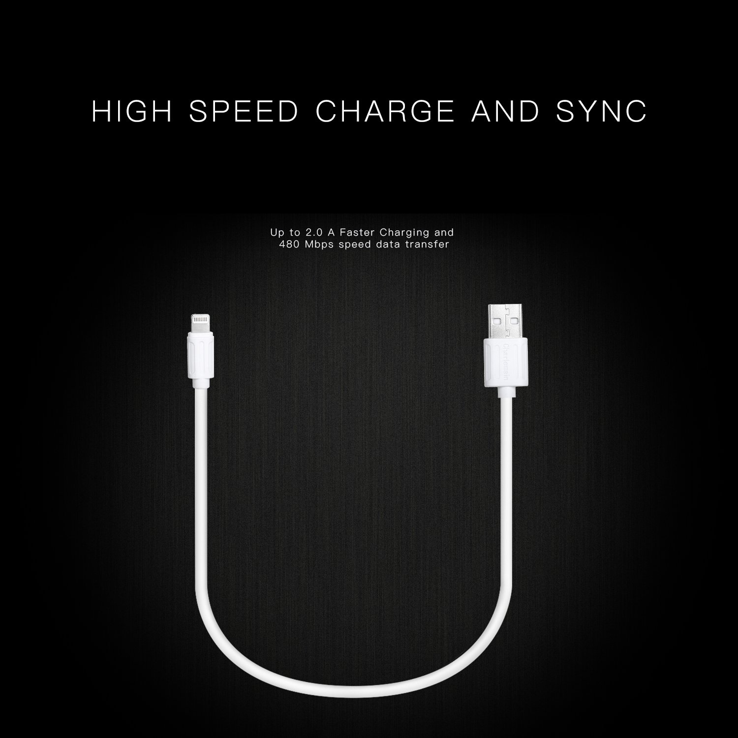 Charlemain Phone Kabel kurz, Handy Ladekabel 30cm(4 STK),Nylon USB Kabel kompatibel mit iOS System, wie Phone X XS Max XR/8/8 Plus 7/7 Plus 6/6s Plus 5/5s/5c, Pad Mini/Air usw