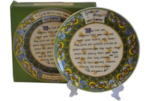 Royal Tara 10Cm Traditional Irish Blessing Ceramic Hanging Decorative Plate God Bless Our Home