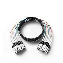 PRORECK 15ft Snake Cable, 8-Channel Shielded Audio