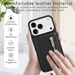 Jcxtrombulous Crossbody Wallet Case for iPhone 17