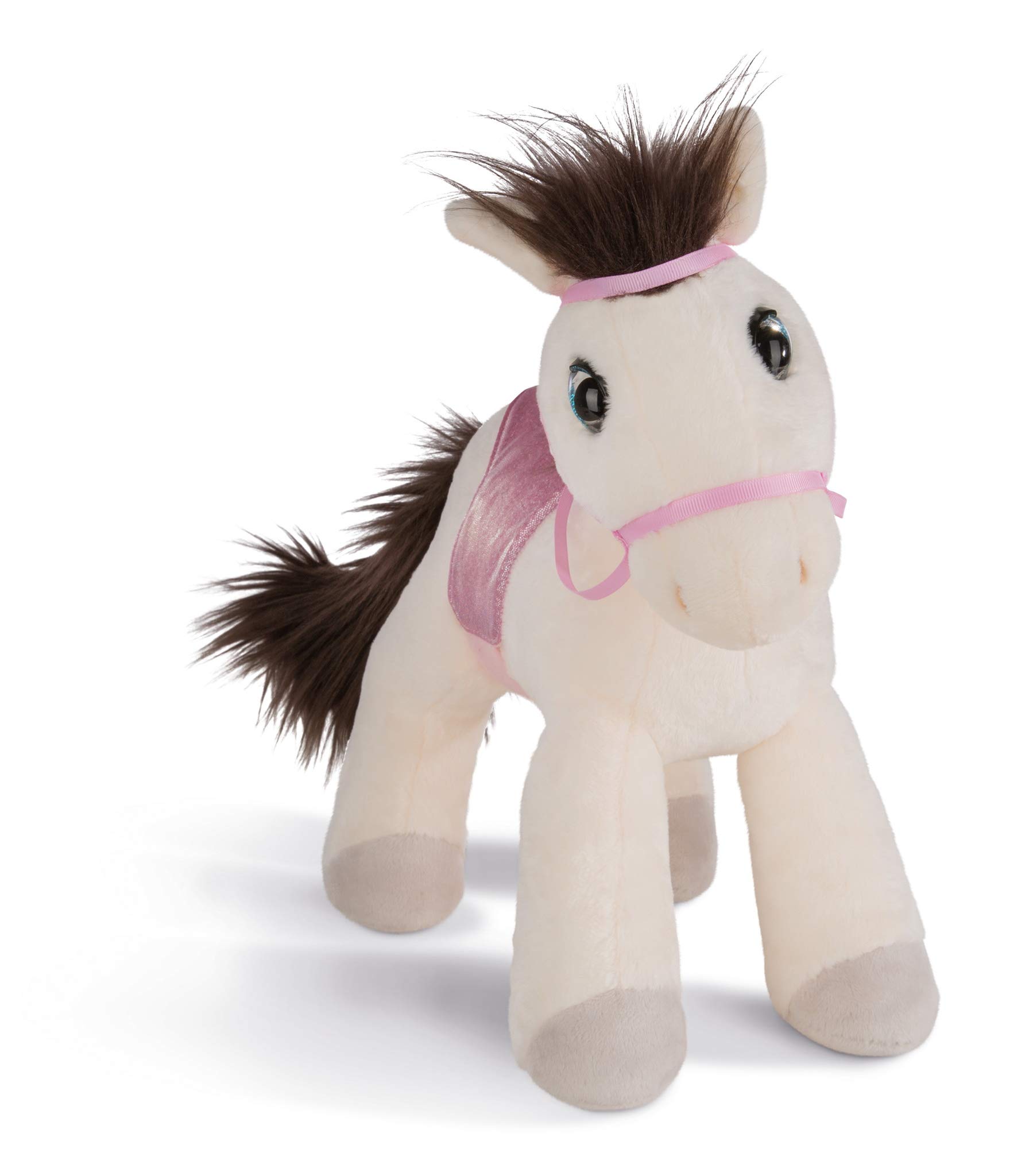 NICI cuddly toy horse Ayeta with bridle and saddle, 35 cm