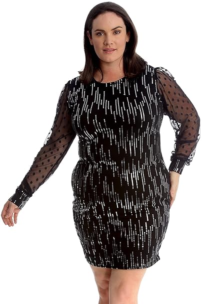 chiffon bodycon dress