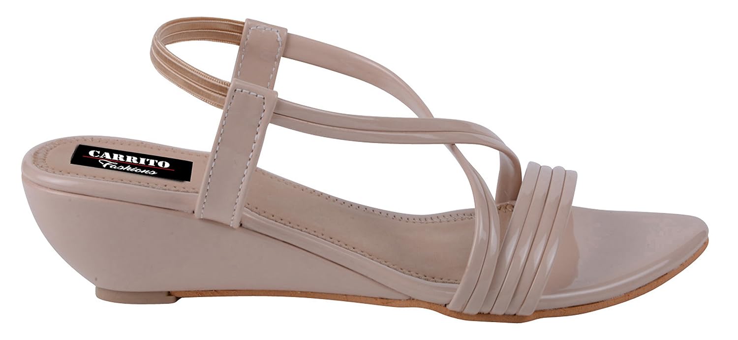 carrito syntjetic leather casual comfortable lace up women's bootie