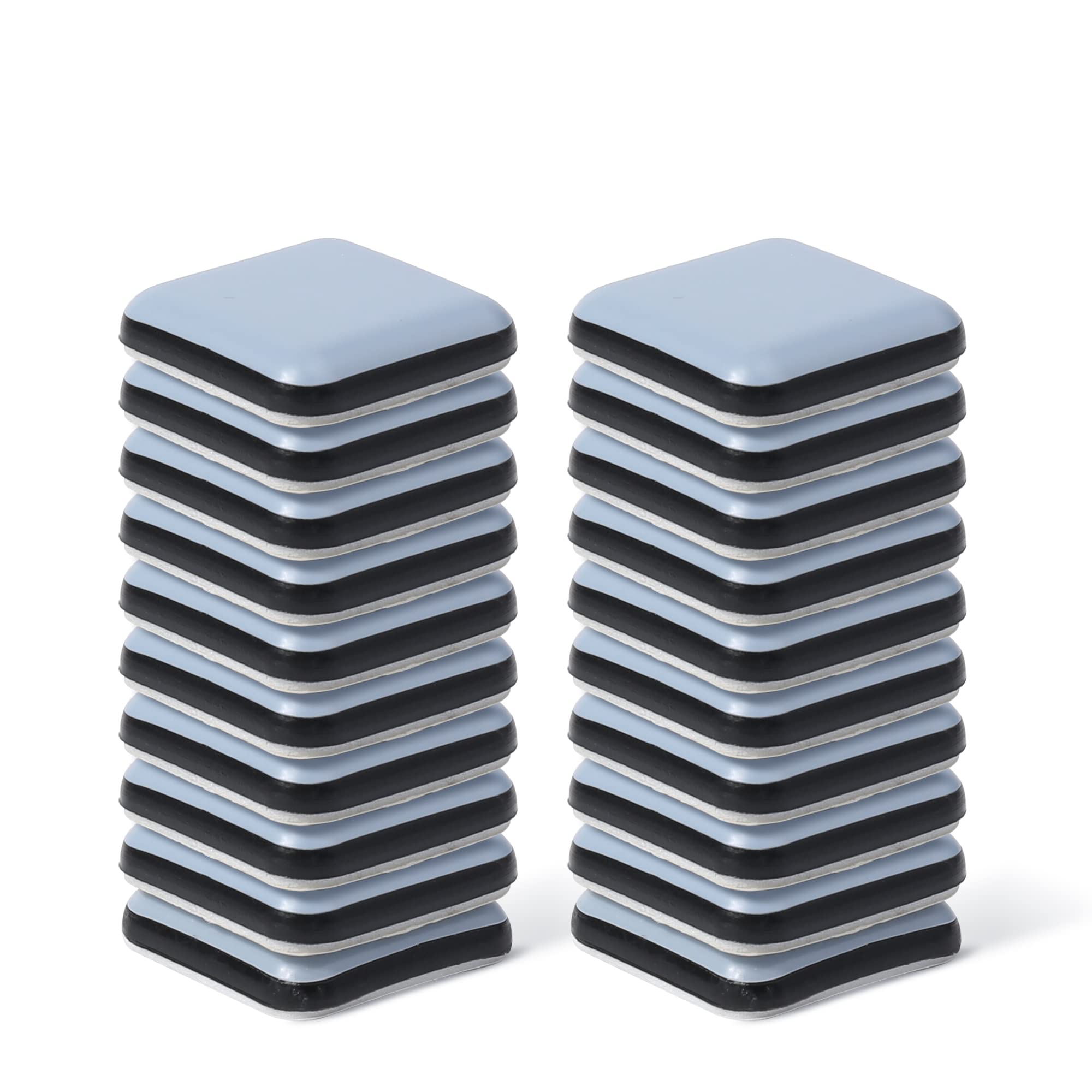 Hasware Furniture Sliders 20 Pcs,Heavy Movers,Furniture Moving Kit for Hard Floor Surfaces Felt Pads (20, 30x30mm)