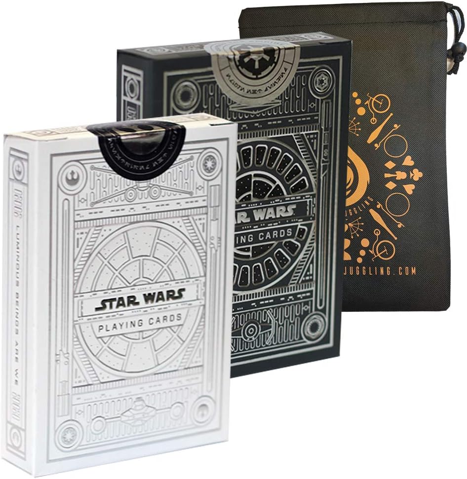Star Wars Playing Cards Silver Edition by Theory 11 Officially Licensed Star Wars Deck