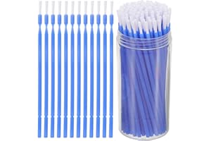 Beavorty 100 Pcs Small Applicator Brush Applicator Brush Tools for Teeth Chemicals Bendable Nylon