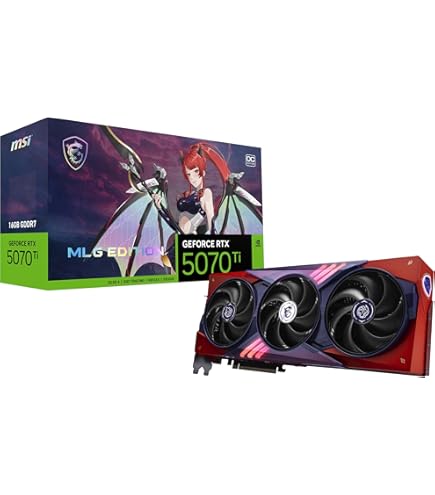 MSI  GeForce RTX 5070 Ti 16G GAMING TRIO MSI GeForce RTX 5070 Ti 16G Gaming Trio OC — 16GB GDDR7