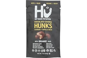 HU KITCHEN Chocolate Covered Cashews, 4 OZ