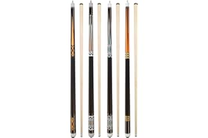 BILLIARD DEPOT Set of 4 Pool Cues New 58" Billiard House Bar Pool Cue Sticks