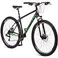 Schwinn High Timber Mountain Bike for Adult Youth Men Women Boys Girls, 24 to 29-Inch Wheels, 7 or 21-Speeds, Front Suspension, Aluminum and Steel Frame Options