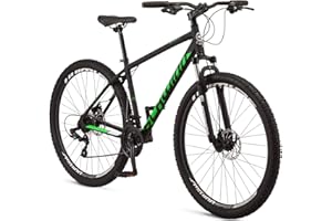 Schwinn High Timber Youth/Adult Mountain Bike, Aluminum and Steel Frame Options, 7-21 Speeds Options, 24-29-Inch Wheels, Mult